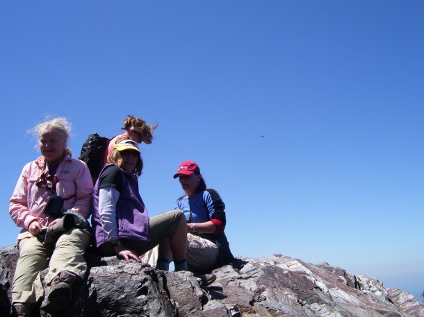 Resting atop Charlie's Bunion