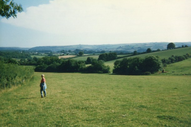 Impromptu walks through fields and woodlands is a wonderful way to see England 