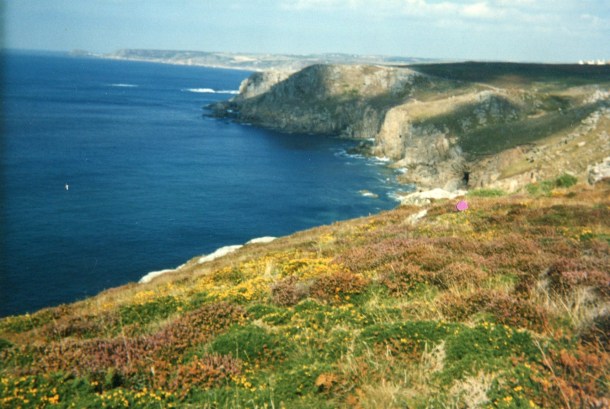 The cliffs of Land's End 