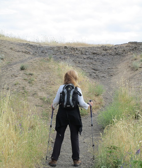 Start of Hog Lake hike 